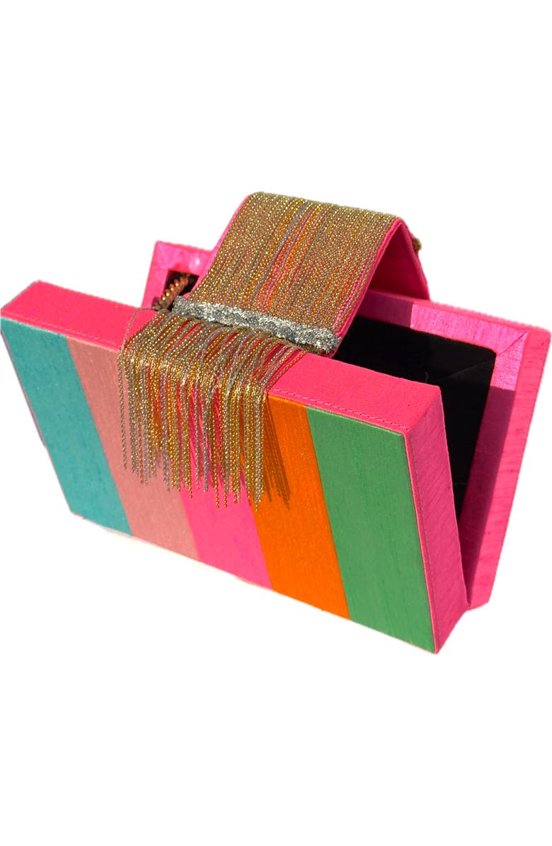 Simitri Skittles Dreamy Clutch, Alternate, color, Multi