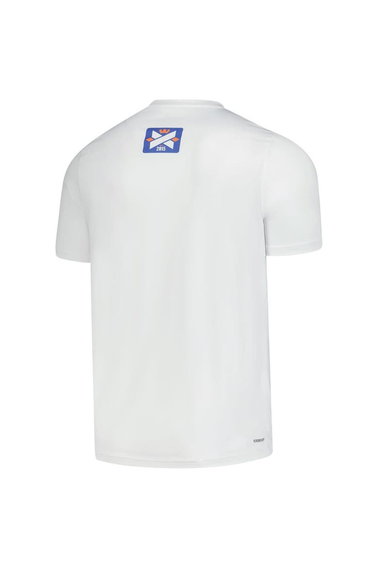 Men's adidas  White FC Cincinnati 2025 Jersey Hook AEROREADY T-Shirt, Alternate, color, White