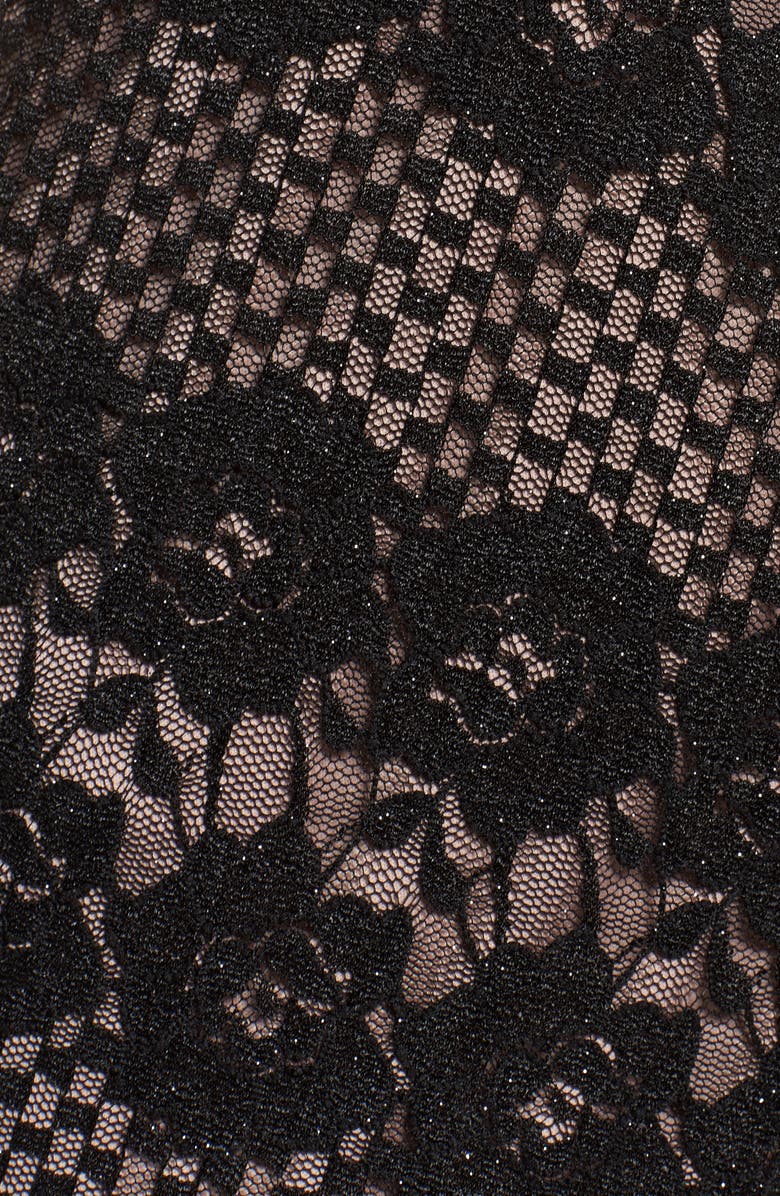 Morgan & Co. Mitered Lace Dress, Alternate, color,