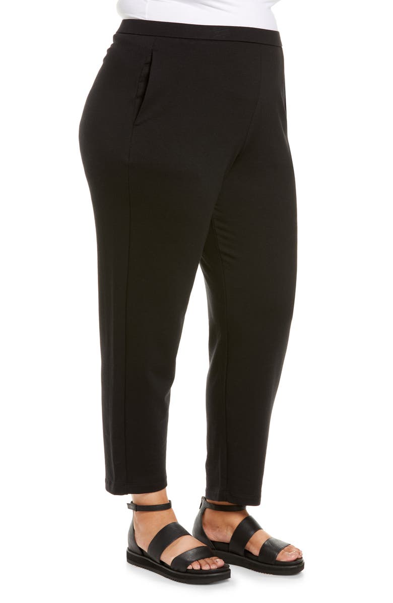 Eileen Fisher Slouch Fleece Ankle Pants, Alternate, color, 