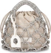 Kurt Geiger London Small Crystal Macramé Bag