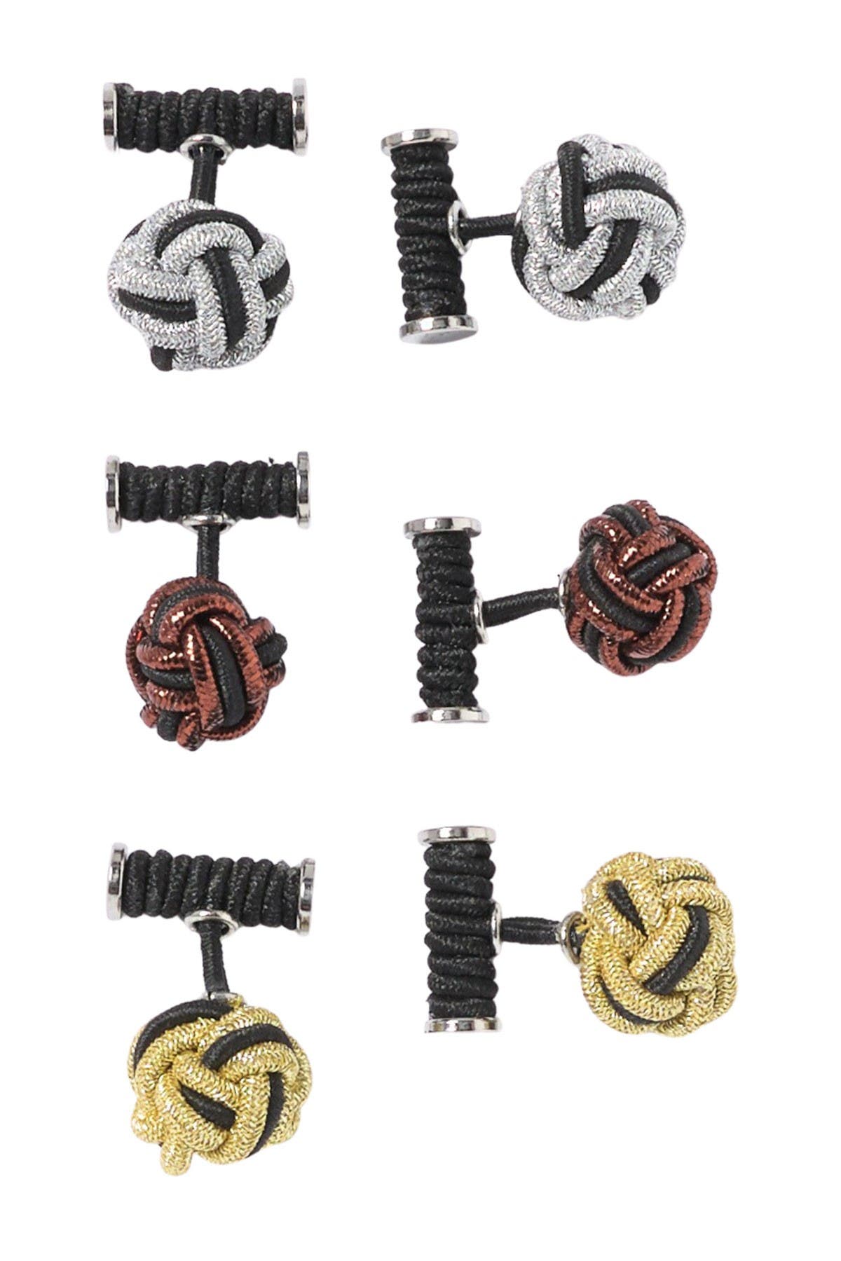 hook + ALBERT Elastic Knot Cuff Links - Pack of 3 | Nordstromrack