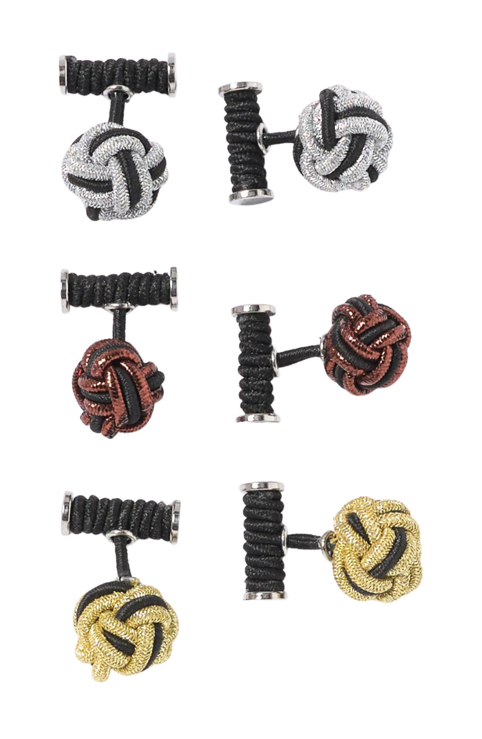 hook + ALBERT Elastic Knot Cuff Links - Pack of 3 | Nordstromrack