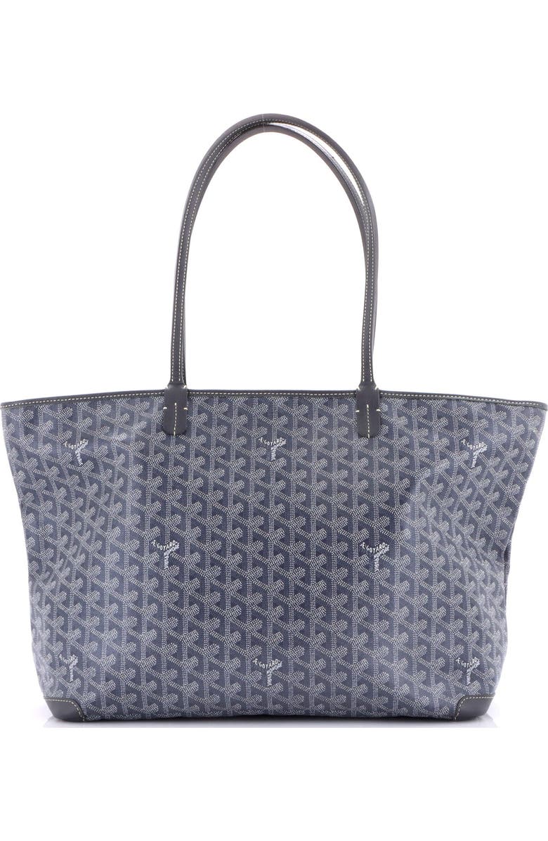 Pre-Owned Goyard Artois Tote Coated Canvas MM, Main, color, Gray