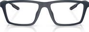 Emporio Armani 55mm Rectangle Optical Glasses
