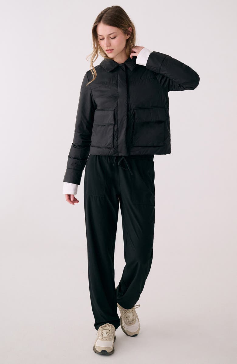 Lole Dani Water Repellent Insulated Crop Jacket, Alternate, color, 