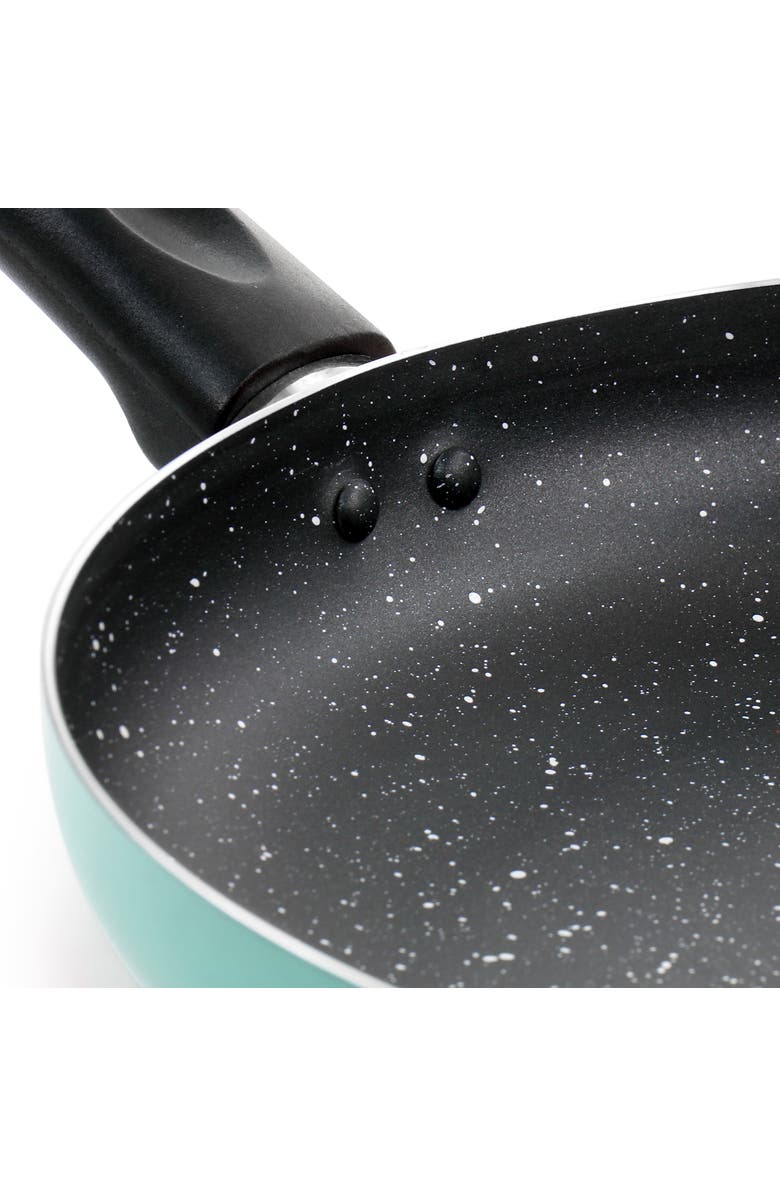 OSTER Luneta 9.5 Inch Aluminum Nonstick Frying Pan, Alternate, color, Blue