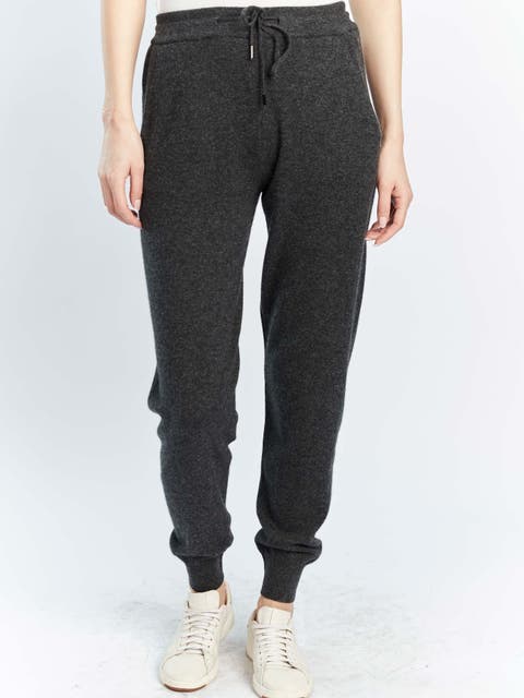 Cuffed Cashmere Jogger