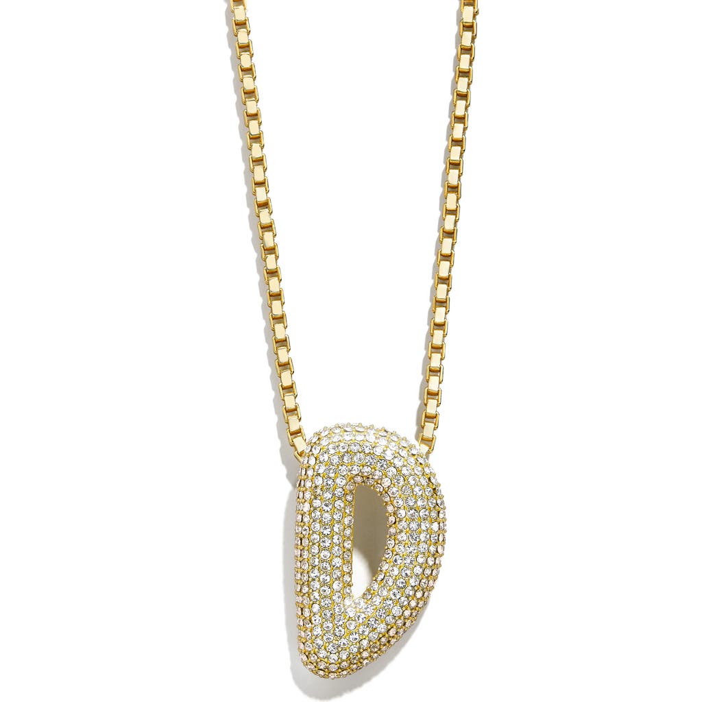 BAUBLEBAR BAUBLEBAR BUBBLE INITIAL PENDANT NECKLACE