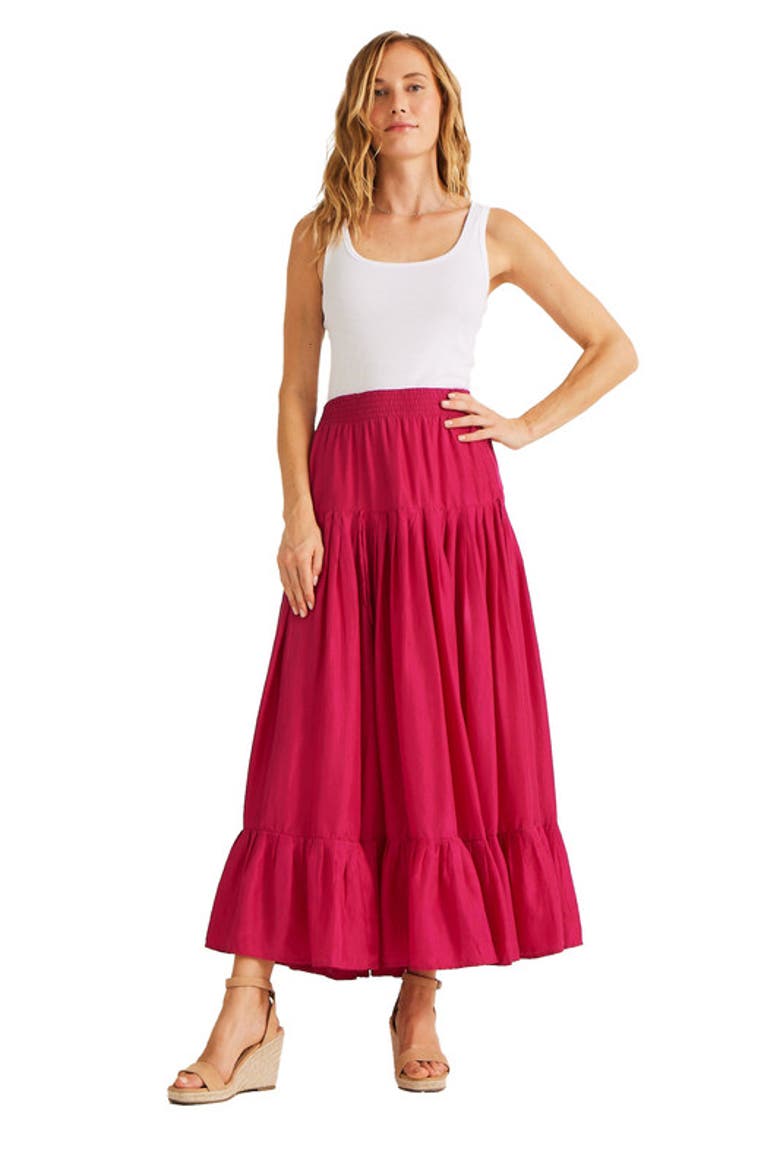 Lourdes Skirt, Main, color, Magenta