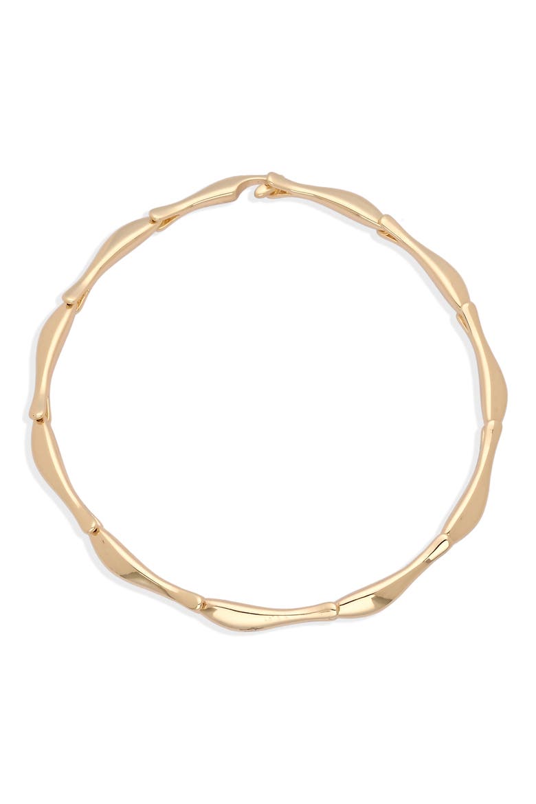 Contour Collar Necklace, Main, color, GOLD