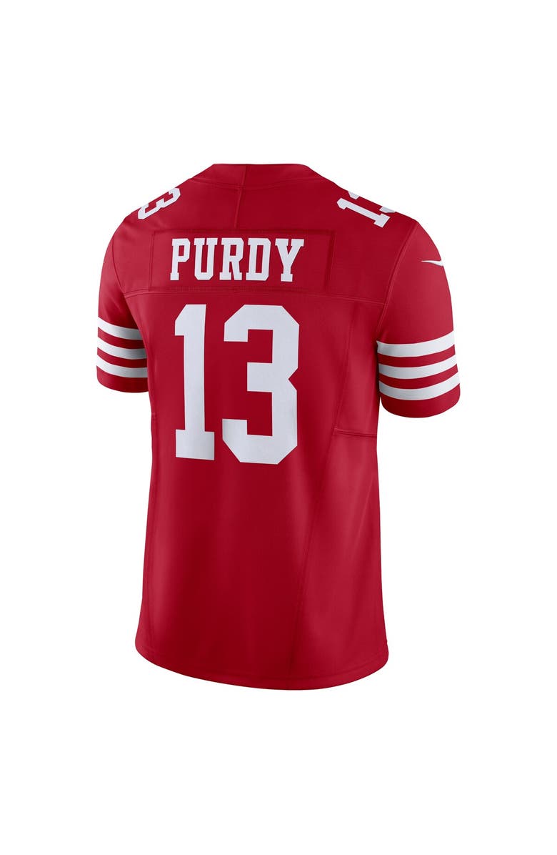 Nike Men's Nike Brock Purdy Scarlet San Francisco 49ers Vapor F.U.S.E. Limited Jersey, Alternate, color, Scarlet