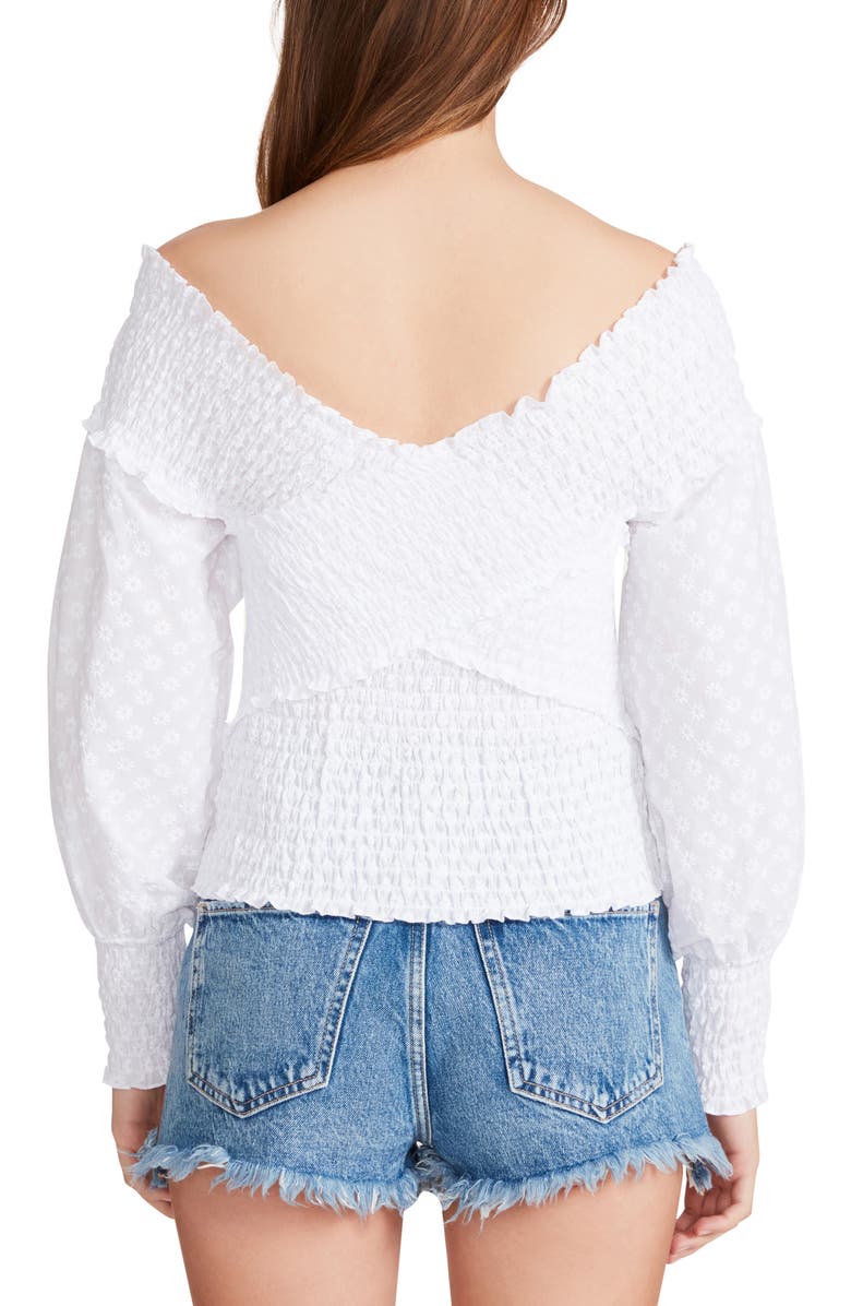 BB Dakota by Steve Madden Victoriously Yours Off the Shoulder Cotton Top, Alternate, color, 