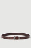 Brunello Cucinelli Pull-up calfskin belt