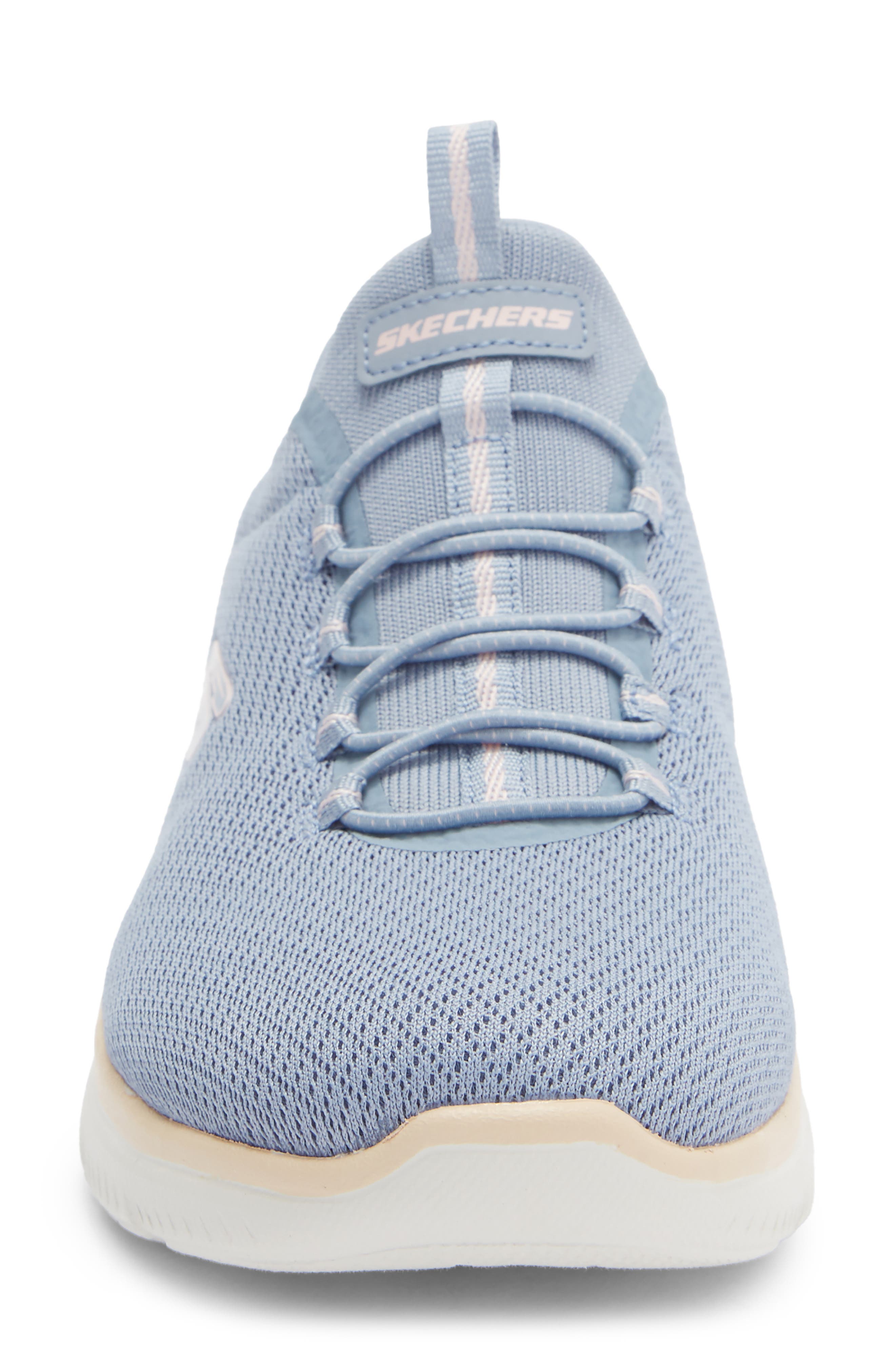 Summits Swift Step Sneaker, Alternate, color, LIGHT BLUE MULTI