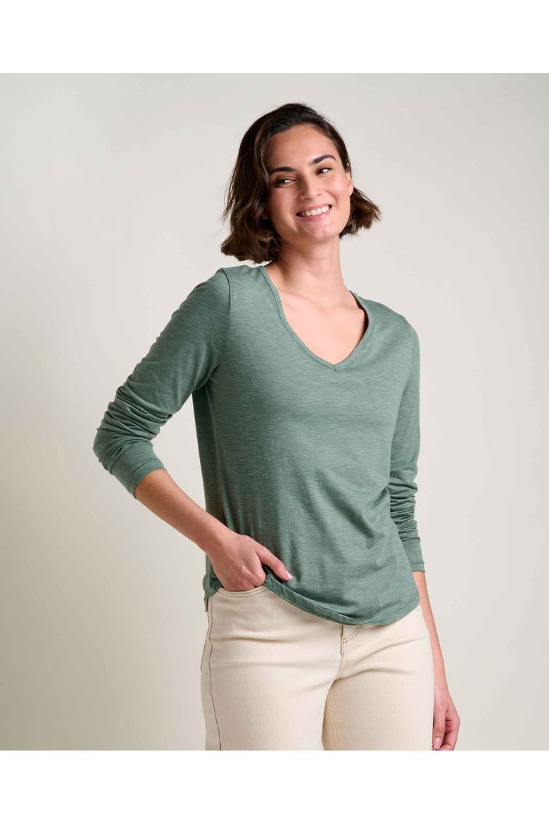 Marley Long Sleeve Tee, Main, color, Laurel