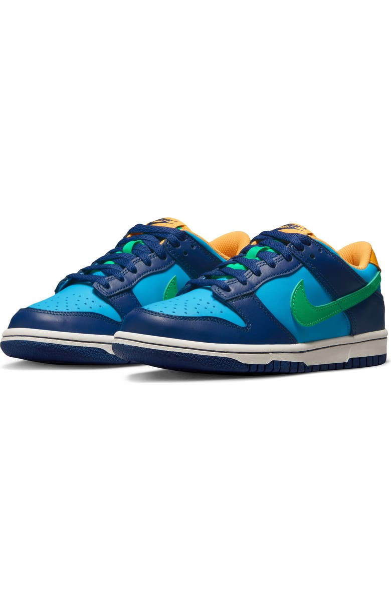 Nike Dunk Low Sneaker, Main, color, Blue/ Electric Algae/ Royal