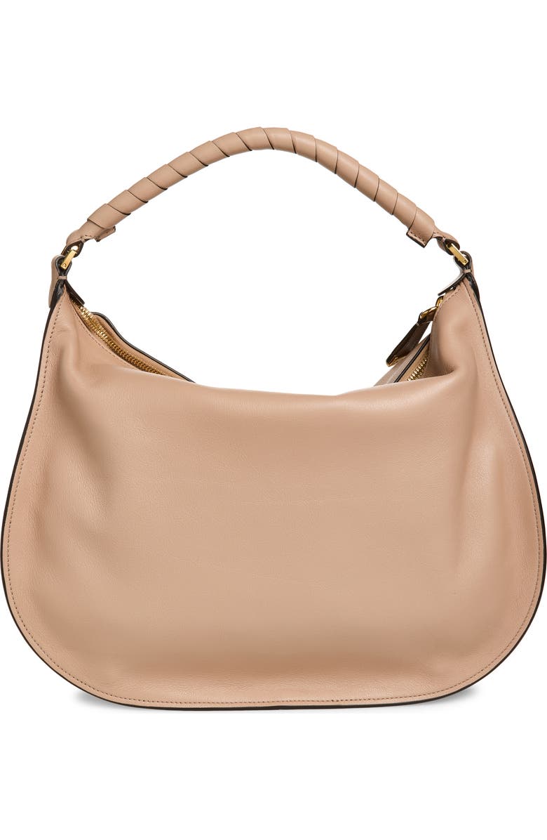 Chloé Medium Marcie Suede Shoulder Bag, Alternate, color, Woodsmoke