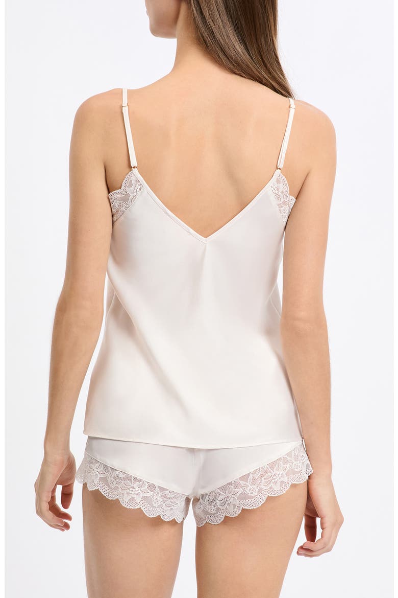 Desire Lace Trim Camisole, Alternate, color, ECRU