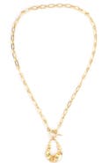 Panacea Teardrop Toggle Pendant Necklace