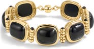 Luv AJ The Midnight Mesa Black Agate Bracelet