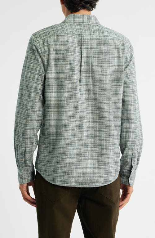 Vince Highclere Plaid Flannel Button-up Shirt In Multi