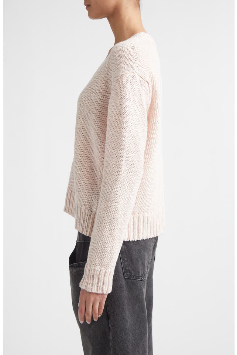 Gardening Hemp Cardigan, Alternate, color, PALE PINK