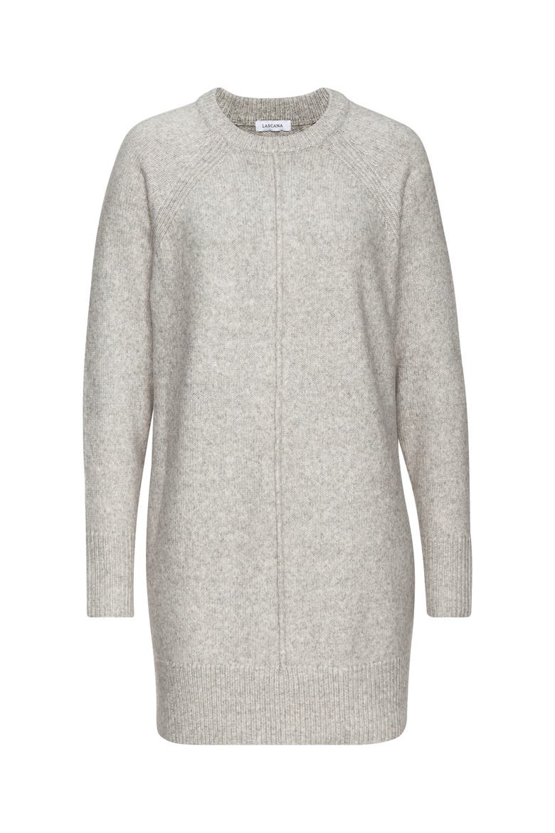 Basic Tunic Sweater, Alternate, color, Grey Heather