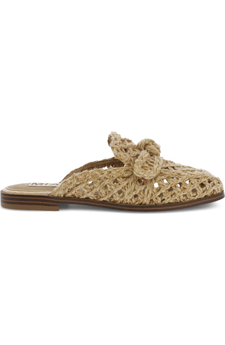 MIA Limited Edition Layce Woven Mule, Alternate, color, Cognac Raf