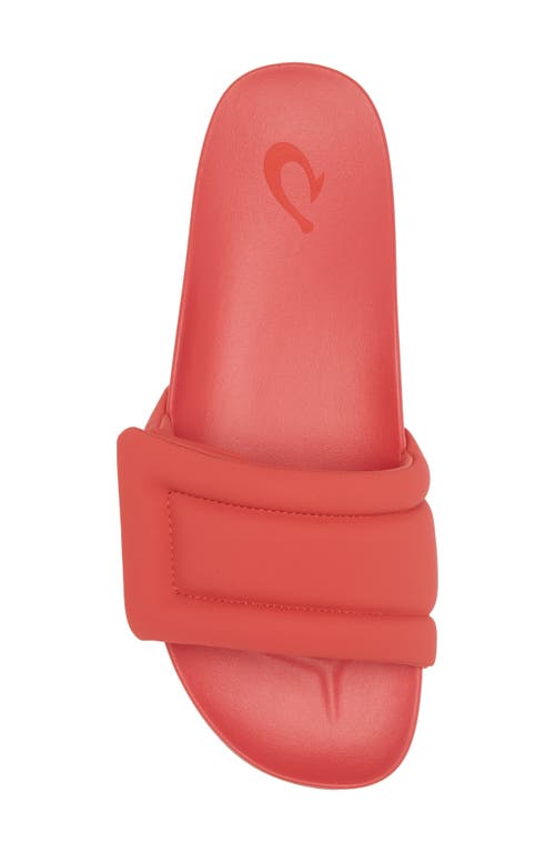 Olukai Sunbeam Slide Sandal In Red
