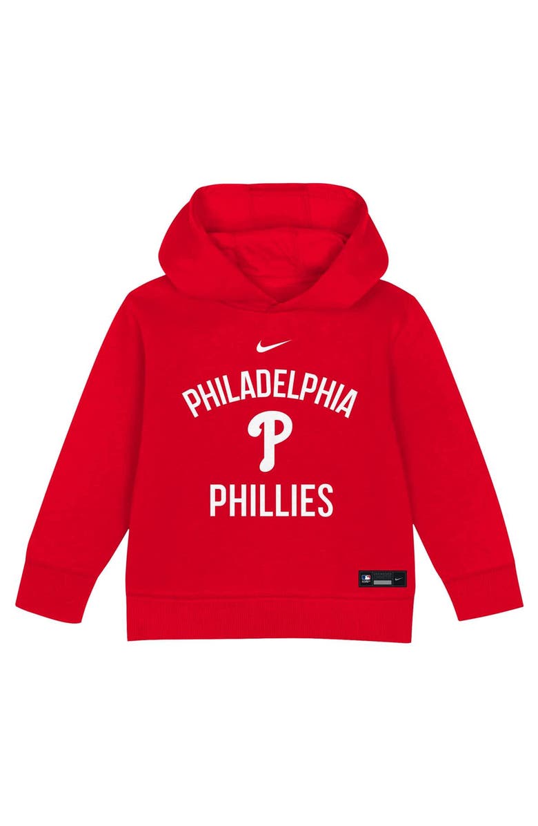 Nike Toddler Nike Red Philadelphia Phillies 2-Piece Club Fleece Pullover Hoodie & Sweatpants Set, Alternate, color, Red