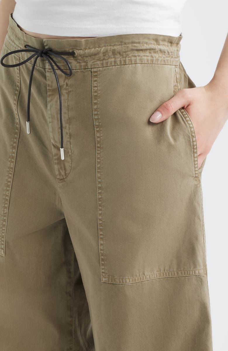 FRAME The Gallery Drawstring Waist Cotton Utility Pants, Alternate, color, 
