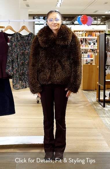 Love Token Julia Faux Fur Coat (Women) | Nordstrom