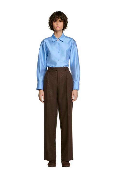 Rhinestone Suit Trousers