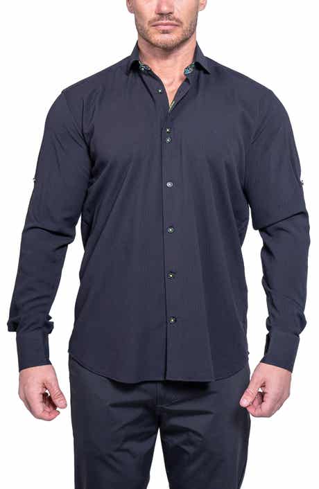 Maceoo Einstein Resistance0159 Black Button-Up Shirt