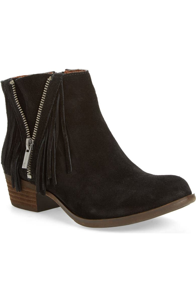Lucky Brand 'Beeliner' Fringe Bootie, Main, color,
