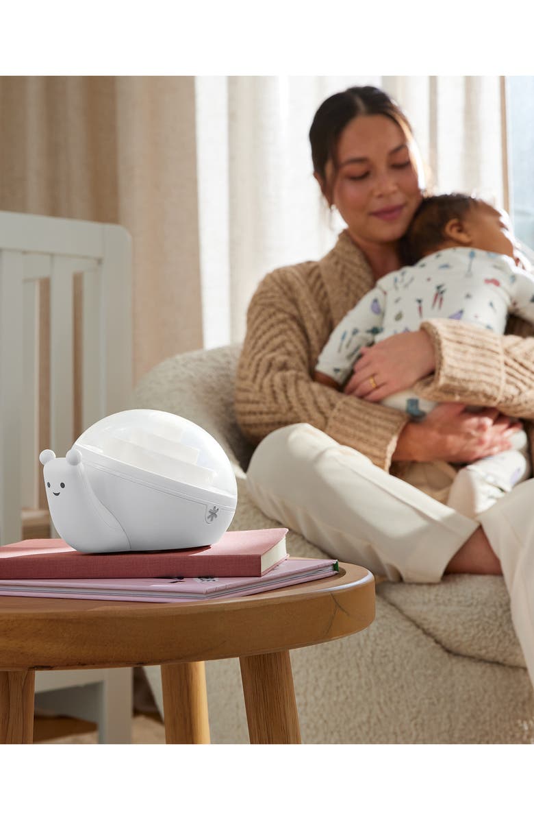 Skip Hop 3-in-1 Smart Snail Routine Machine, Alternate, color, White/ Multi