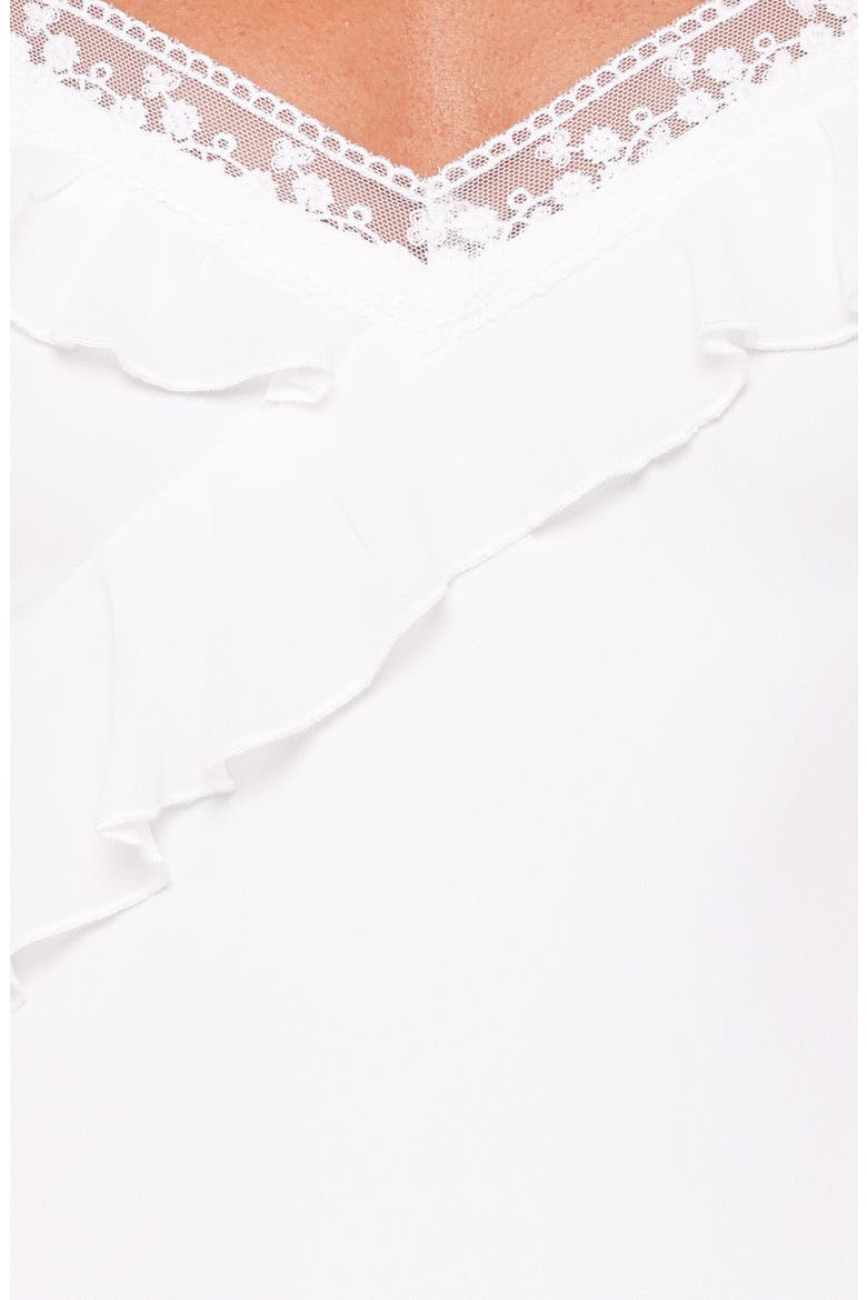 Virginia Ruffle Maxi Dress, Alternate, color, WHITE
