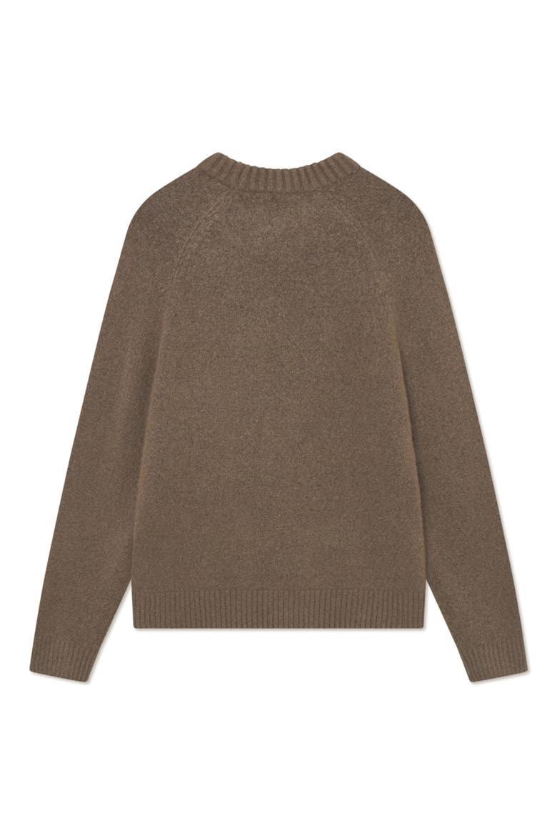 Gilbert Crewneck Sweater, Alternate, color, TEAK