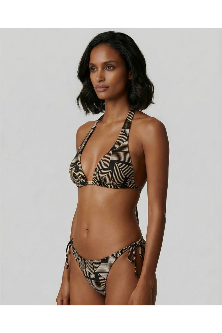 Inter Twine Womens Bikini Top, Alternate, color, Inter Twine Black