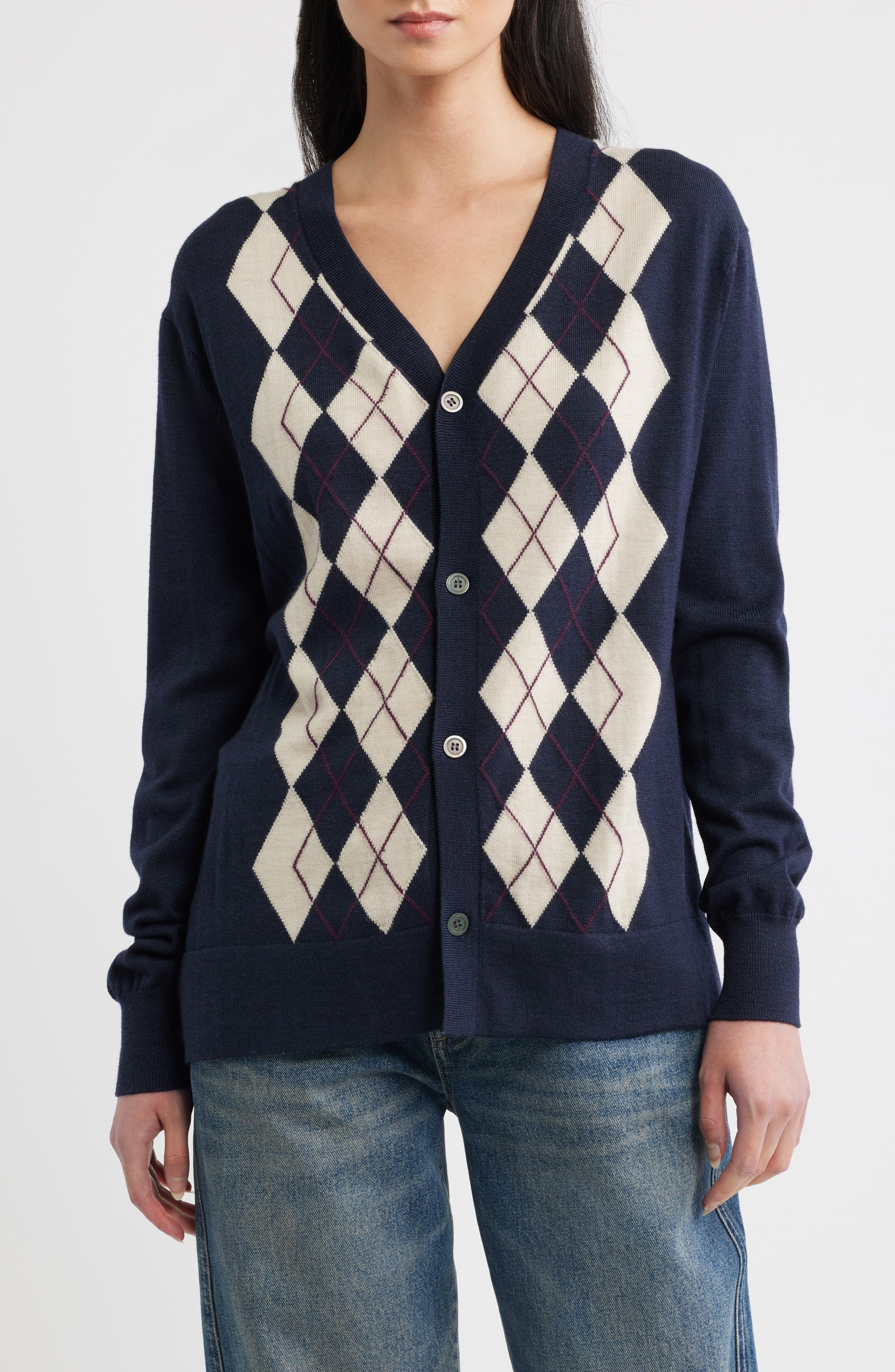selected NAVY ARGYLE