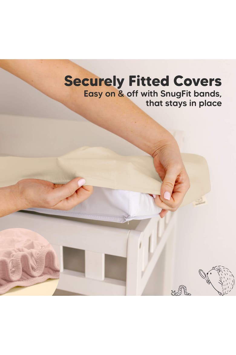 2-Pack Soothe Changing Pad Covers, Alternate, color, Cameo