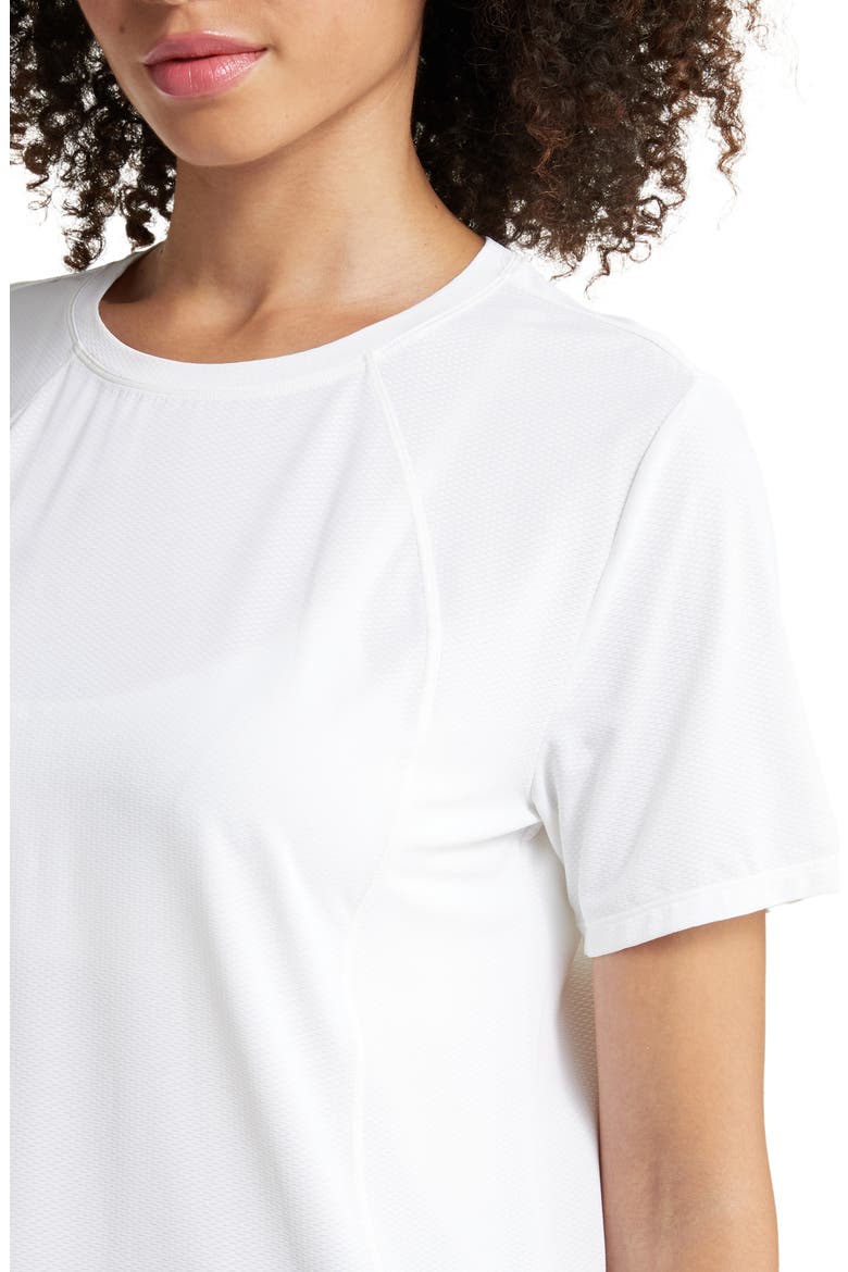 Breeze Thru Mesh Active T-Shirt, Alternate, color, WHITE