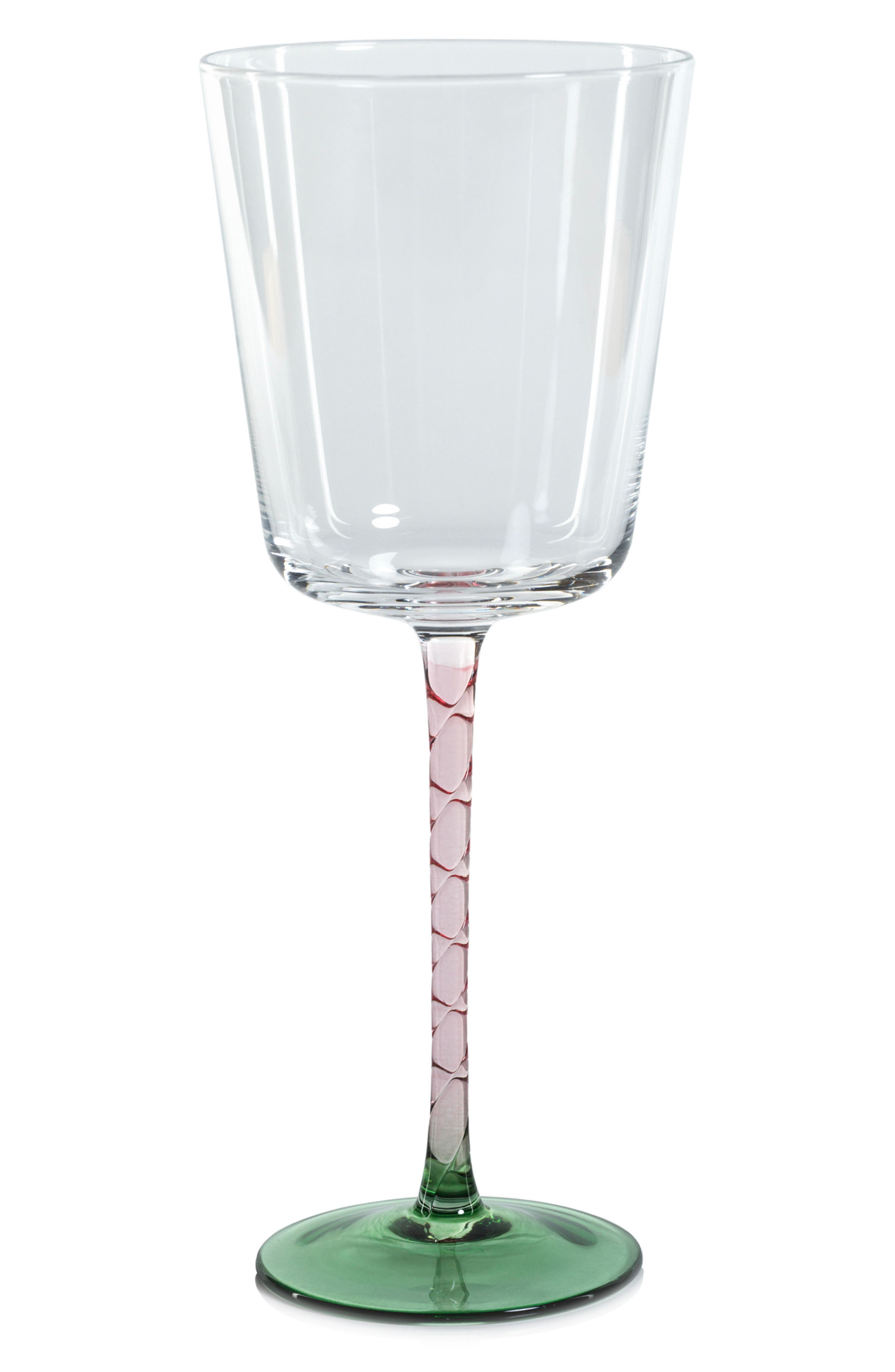 Zodax Sachi Set of 4 Red Wine Glasses