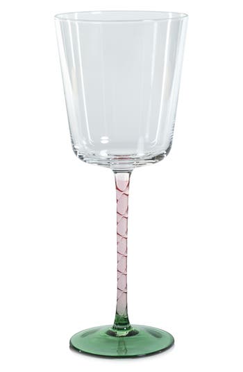 Zodax Sachi Set Of 4 Red Wine Glasses In Multi