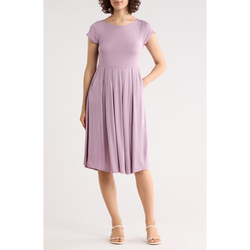 WEST K ei Cap Sleeve Knit Midi Dress in Lilac at Nordstrom Rack, Size X-Small