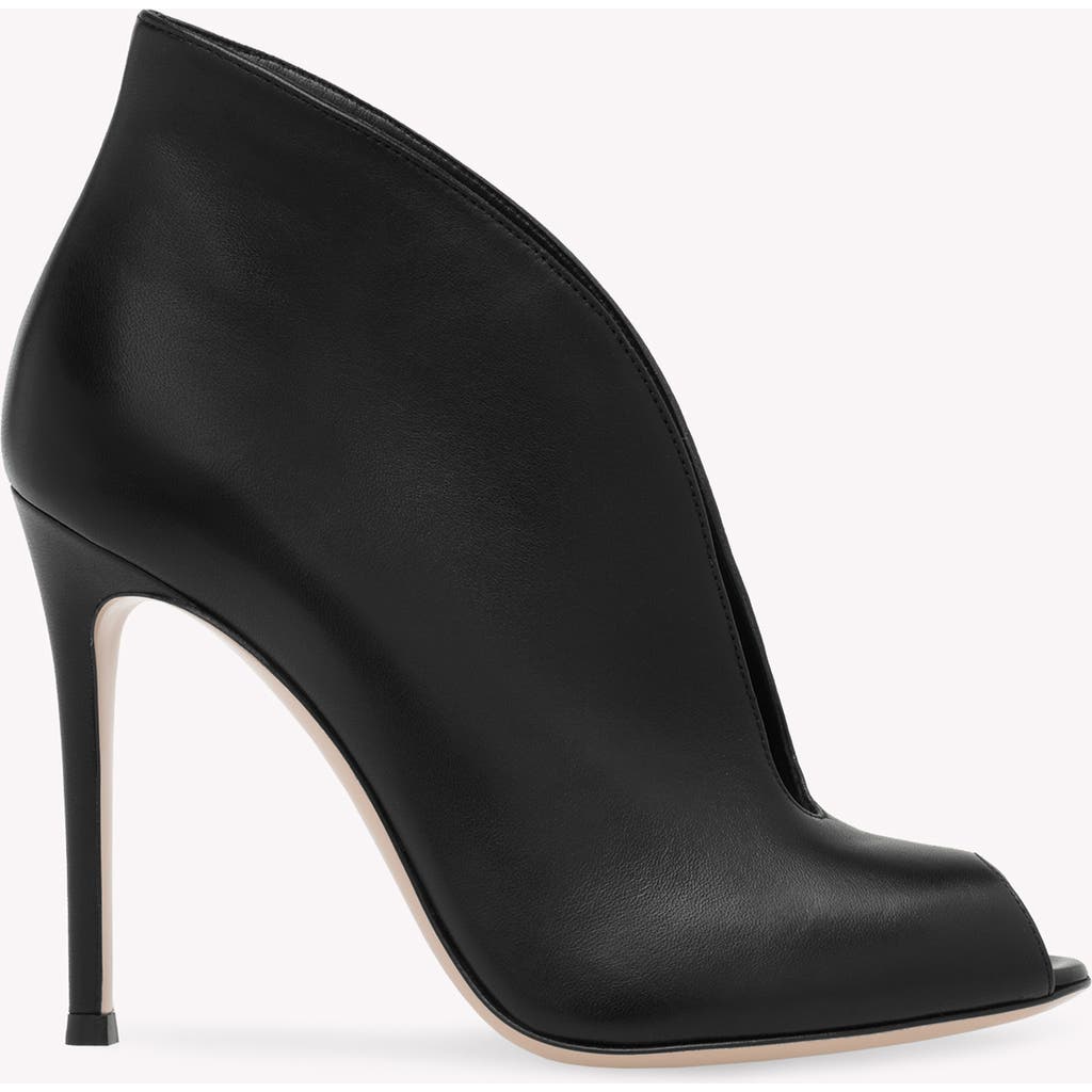 Gianvito Rossi Vamp Boots In Black Leather