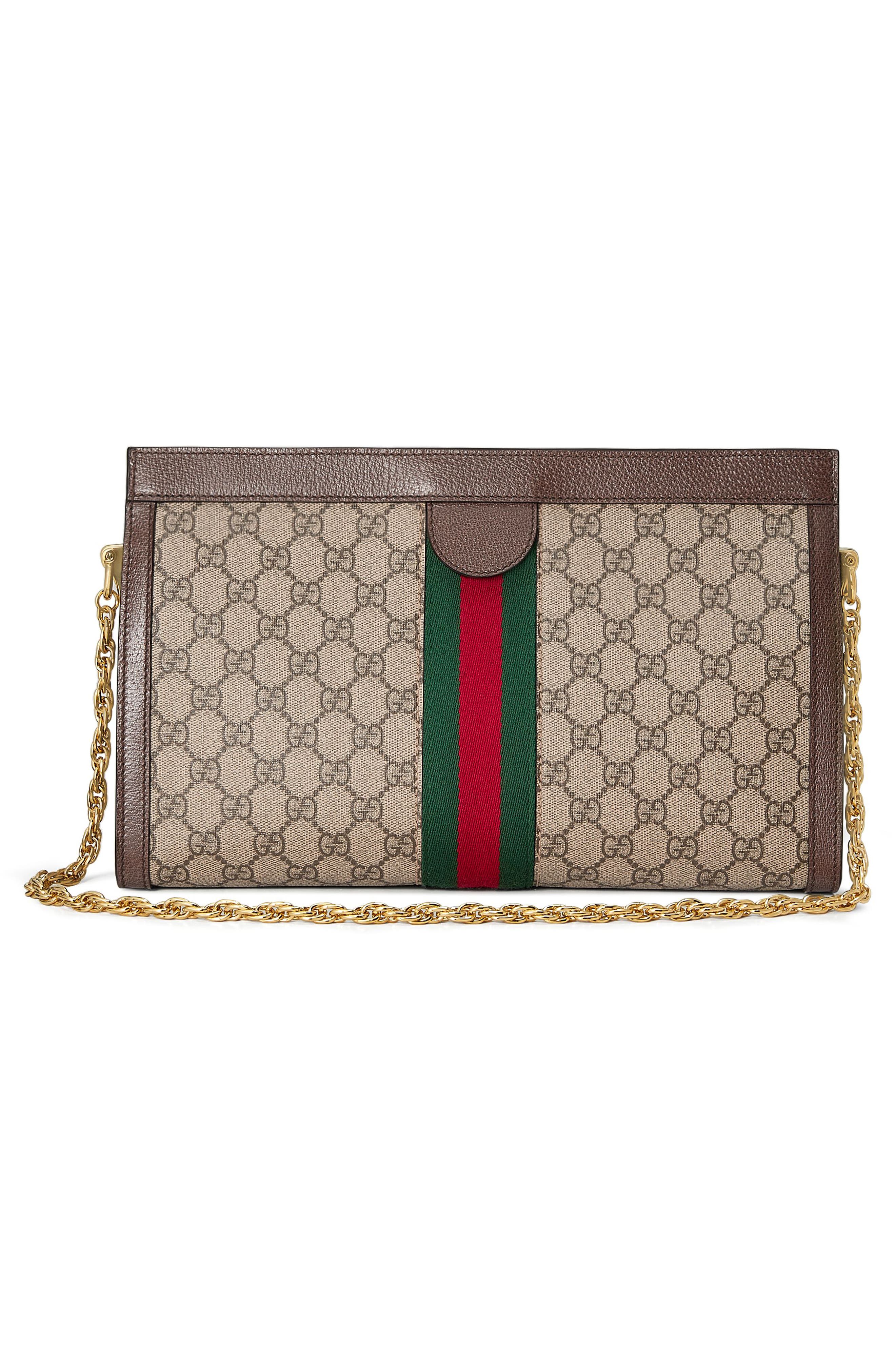 Gucci Canvas Shoulder Bag, Alternate, color, 