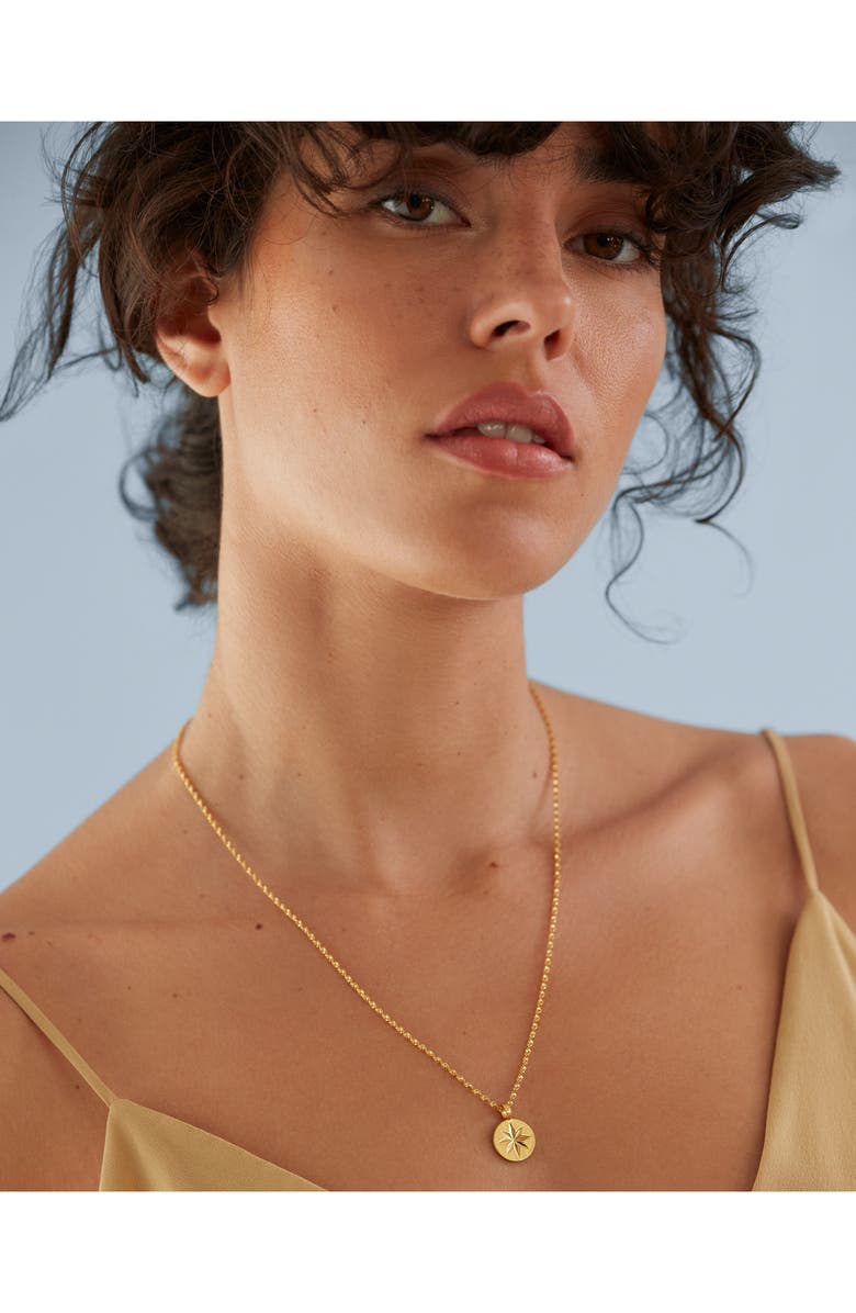 Monica Vinader 18K Gold Vermeil Ball Chain Necklace, Alternate, color,