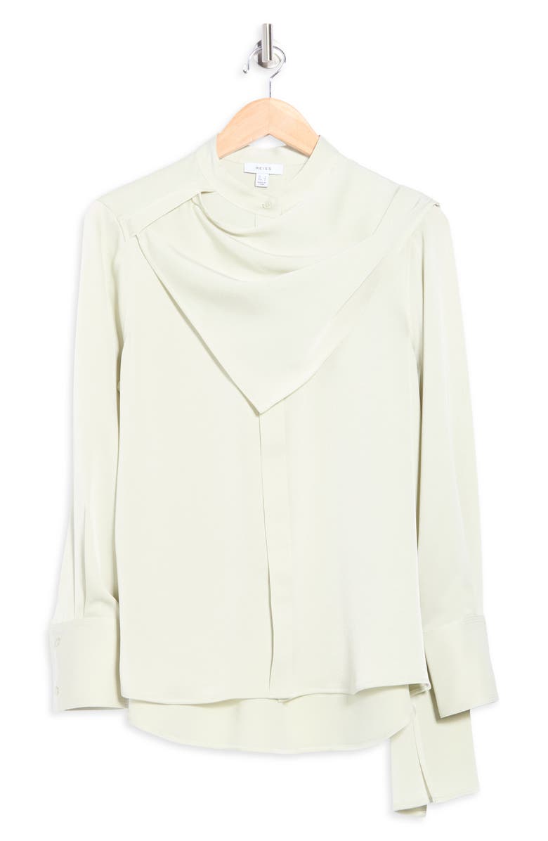Reiss Emilia Convertible Scarf Top, Alternate, color, Sage